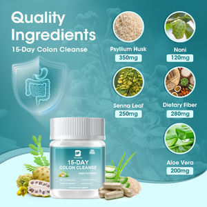 Beworths kapsul pembersih usus besar 15 hari kapsul pendukung pencernaan dan usus besar Detox - Product Image 3