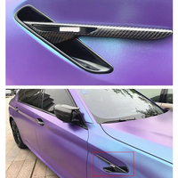 Garniture de garde-boue en fibre de carbone ER Racing pour BMW M5 F90/M5C Série 5 G30/G38 Côté droit Ajustement d'origine Décoration automobile