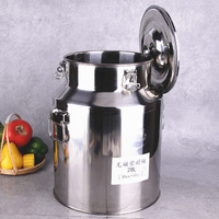Yolecen 304 épaissi en acier inoxydable stockage Fermentation baril plaque Type de plat pour riz lait thé colza huile riz vin