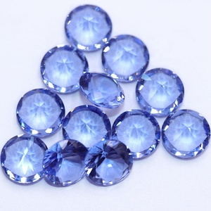 Redleaf Bijoux <span class=keywords><strong>prix</strong></span> Discount <span class=keywords><strong>tanzanite</strong></span> 10.0mm rond brillant coupe verre gemmes - Product Image 5