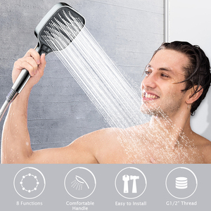 Хит продаж, 3-функциональная квадратная насадка для душа - Product Image 6