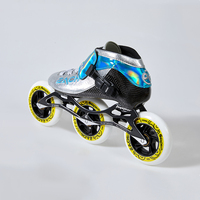 CHAQUE patins de vitesse en ligne avec roue en polyuréthane 100mm * 4/110mm * 3/110mm * 4 chaussures de patinage de vitesse