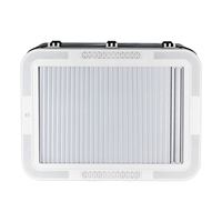 Hublot de toit LED 700x500mm pour camping-car, avec cadre ASA, double couche de verre acrylique, moustiquaire et pare-soleil