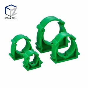 PPR Pipe Fitting Price List Pipe Clip Plumbing Materials PPR pipe fitting saddle clamps 16mm-25mm Irrigation Water Tube