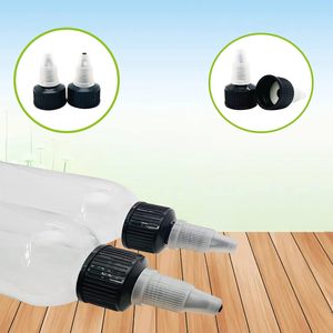 ขวดพลาสติกใสขนาด60มล. 100มล. 150มล. ขวดบีบน้ำมันใส่ผมพร้อมฝาเกลียวเปิดขวดเปล่า - Product Image 3