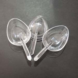 Cuchara medidora <span class=keywords><strong>de</strong></span> plástico transparente con <span class=keywords><strong>escala</strong></span>, cuchara <span class=keywords><strong>de</strong></span> polvo con forma <span class=keywords><strong>de</strong></span> hoja transparente <span class=keywords><strong>de</strong></span> 5g, 2,5 ml 5ml - Product Image 2