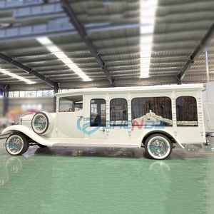 Best Selling White 2 Seats Funeral Vintage Car Supplier Electric High Quality Funeral Classic Car With CE Certification - Product Image 2