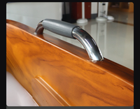 Baignoire autoportante moderne en acrylique de conception nouvelle avec drain pour appartement, capacité pour deux personnes
