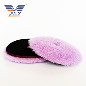 Almohadillas compuestas para pulido de coche de lana natural de 6 pulgadas, almohadilla de lana para Restauración de Pintura, almohadilla de corte de lana para detalles de coche para pulido automático - Product Image 6