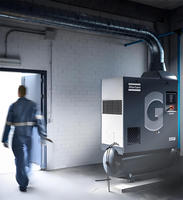 Atlas Copco GA 90-160 + / GA 110-160 VSD Compresores de aire de tornillo rotativo de inyección de aceite 90-160 kW 125-200 HP para uso industrial Nuevo