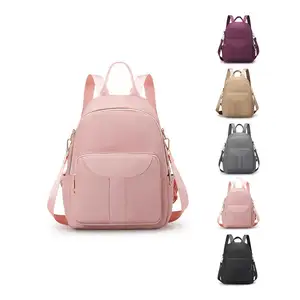New Design Fashion Custom Nylon Travel Womens Large Capacity Backpack For Womens Waterproof Casual Nylon Foldable Backpack