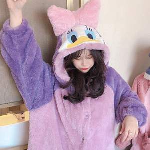 <span class=keywords><strong>Pigiama</strong></span> <span class=keywords><strong>in</strong></span> <span class=keywords><strong>Pile</strong></span> Termico di Poliammide per Donna, Camicia da Notte Invernale con Cartoni Animati, <span class=keywords><strong>Taglie</strong></span> Forti, Abbigliamento da Casa - Product Image 4