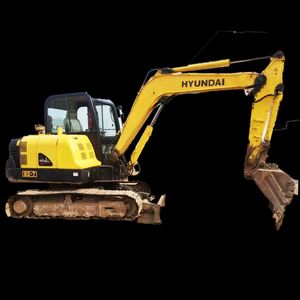 Mini-excavatrice sur chenilles d'occasion Hyundai 6 tonnes (modèles 60, 120, 150) à forte puissance de creusement avec accessoire tarière coréen – Vente chaude - Product Image 1