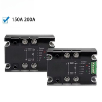 150A 200A SSR Relai Regulator Tegangan AC Fase Tunggal yang Ditingkatkan 220V 380V Modul Penstabil Tegangan 4-20MA 0-10V 0-5V DTY