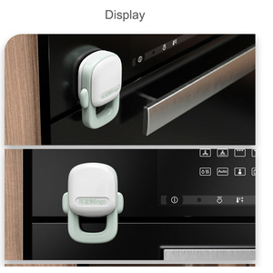 Verrou de sécurité pour four Prodigy GR001 pour armoires et portes de cuisine, sécurité bébé, plastique ABS, installation rapide, design moderne - Product Image 6
