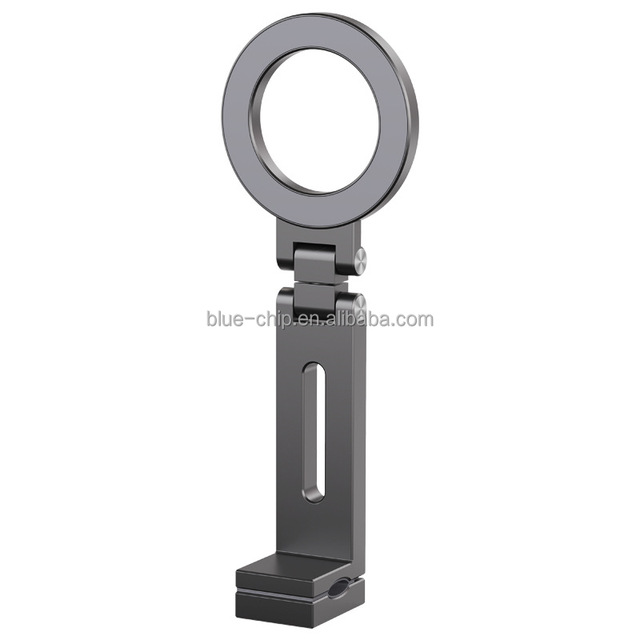 Luxury N52 Strongest Portable Magnetic Holder Foldable Adjustable Universal Aluminum Alloy Phone Stand for Airplane Use