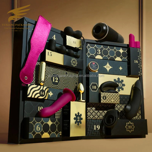 Boîte de calendrier de l'avent de luxe personnalisée <span class=keywords><strong>pour</strong></span> jouets <span class=keywords><strong>pour</strong></span> adultes, avec insert en mousse EVA haute densité, gaufrage, emballage réutilisable et écologique <span class=keywords><strong>pour</strong></span> articles intimes - Product Image 2