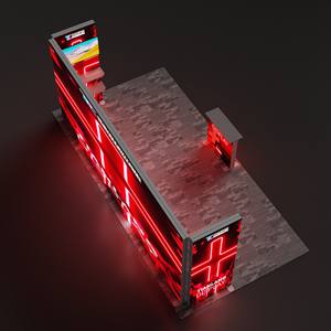 Expositor para Stand SEG 90x150cm Curvo + Bolsa 60 W 6000 LM 7 Días - Product Image 3