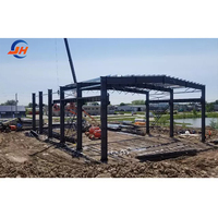 Q355 Structure métallique préfabriquée à construction rapide Stockage industriel Bâtiments commerciaux Construction industrielle Type de soudage léger