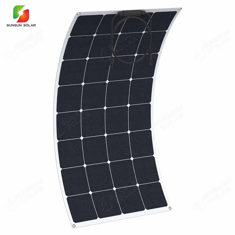 고효율 유연한 태양 전지 패널 110w 모노 유연한 박막 태양 전지 패널 보트