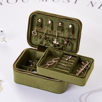 Flanell Umweltfreundliche Schmuckaufbewahrungsbox für Hochzeit Chinesisches Neujahr Ostern - Modisches Rechteckiges Design für Ringe Halsketten