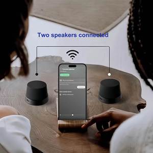 Mini Multifunctional Wireless <b>Speaker</b> Strong Magnet Magnetic Fabric <b>Stand</b> for Cell Phone Computer Outdoor Fridge Bike-Gift Idea - Product Image 2