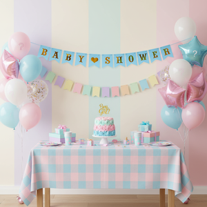 Decorazioni Fai-da-Te per Festa di Rivelazione del Sesso del Neonato, Utilizzabili con Pignatta e Ghirlande di Palloncini - Product Image 5