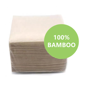 100% الخيزران 33*33 مخصص شعار مناديل ورقية رقيقة - Product Image 4