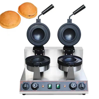 Machine à hamburgers UFO en acier inoxydable commercial, revêtement antiadhésif, machines à en-cas de rue, hamburgers UFO commerciaux en vente