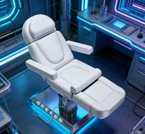 เตียงเสริมความงามไฟฟ้าอเนกประสงค์รุ่นใหม่ เตียงดูแลผิวหน้าสำหรับร้านเสริมสวย เตียงฉีดยาความงามทางการแพทย์ เตียงเสริมความงามสำหรับร่างกาย - Product Image 5