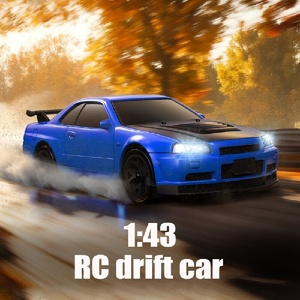 HB TOYS RP4301 RP4312 Auto RC Drift <span class=keywords><strong>1</strong></span>/43 4WD RTR con Giroscopio ESP, 20km/h, 2.4GHz, Controllo Remoto Proporzionale, Ruote da Drift Sostituibili - Product Image 4