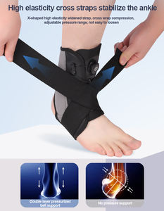Medizinische orthopädische Fixierung bei Verstauchungen, Schmerzlinderung, verstellbare Knöchelstütze - Product Image 3