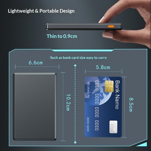 Batterie externe magnétique sans fil en alliage ultra-mince de 9 mm, 10000 mAh, Li-Polymère, recharge rapide bidirectionnelle PD, vente en gros - Product Image 3