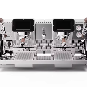 Cafetera espresso semiautomática programable con pantalla táctil Wendugi, hecha de acero inoxidable - Product Image 3