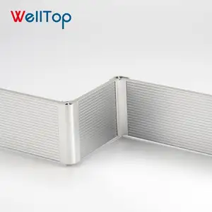 Zócalos de aluminio para armario de cocina de PVC y paneles de pared de PVC elaborados por nuestra fábrica