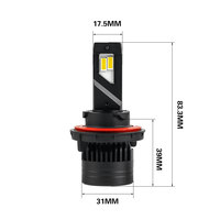 Haute puissance 10000 lumens F3 H1 H3 H4 H7 H8 H9 H11 H13 phares LED