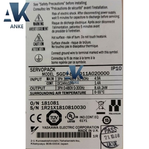 YASKAWA ไดร์เวอร์เซอร์โวพร้อมมอเตอร์ SGDV-8R4D11A020000 เซอร์โวแพ็ค ยี่ห้อใหม่ - Product Image 2