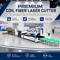 Machine de découpe laser à fibre automatique pour bobines, avec déroulage et nivellement, 3000W, pour ligne de production de découpe de bobines métalliques, prix avec certifications CE ISO