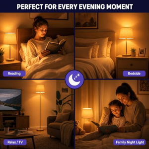 Ampoule LED de sommeil populaire pour chambre d'hôtel, A19 A60 9W, sans lumière bleue, lumière ambrée, couleur jaune chaud, pour chambre à coucher - Product Image 3