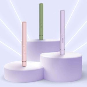 TAHATH Plancha y Rizador de Pelo Cerámico 2 en 1 Portátil para Uso Doméstico, 5 Temperaturas, Rosa, Verde, Morado - Product Image 5