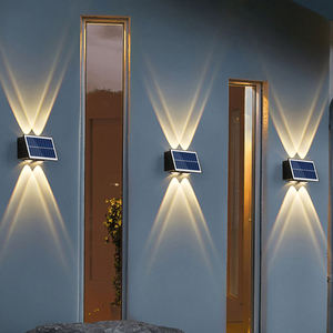태양 야외 벽 세척 빛 방수 정원 가정 조경 벽 빛 태양 - Product Image 1