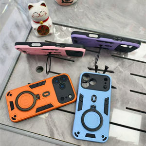 Funda de Teléfono con Anillo Metálico Giratorio de <span class=keywords><strong>360</strong></span> Grados y Cubierta Magnética de Lujo para Moto Edge 70, G67 Power, G Stylus 4G, G06, G86, G96, G56 - Product Image 3