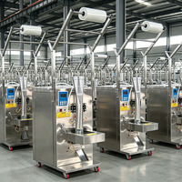 Machine de remplissage, d'emballage et de scellage automatique multifonctionnelle électrique pneumatique pour sachets d'eau pure, de lait, de jus et de sauce