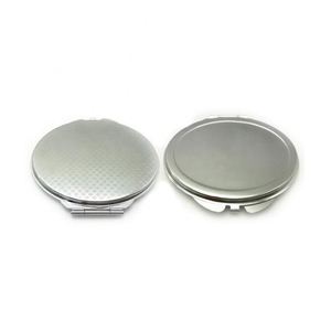 Miroir de maquillage portable en argent de différentes formes, ensemble DIY, cadeau, miroir pliable avec plaque de sublimation - Product Image 4