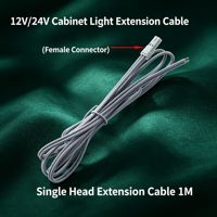 Câble de connexion pour bande LED à 2 broches, connecteur de type Dupont pour éclairage d'armoires, de meubles et d'écrans LED, fourniture pour projets OEM
