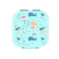Boîte à bento pour enfants Princesse, anti-fuite, 3 compartiments, avec joint sécurisé pour les pique-niques scolaires