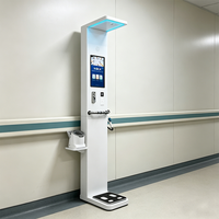 Báscula Digital de Alta Precisión para Medir Peso, Altura e IMC, con Medición de Grasa Corporal, para Uso en Farmacias y Centros Médicos