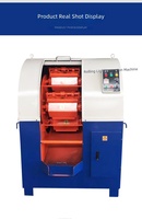 Machine de finition centrifugeuse planétaire 36L à transmission par chaîne pour l'ébavurage et le polissage des métaux