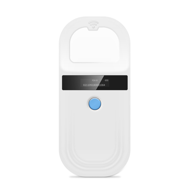 134.2KHz Animal RFID Reader 125kHz Pet ID Reader Cat Dog Microchip Scanner FDX-B Glass Chip Tag Reader