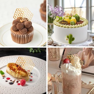 Moldes de silicona de nido de abeja, moldes huecos 3D de encaje de colmena para fondant, para hornear, arcilla polimérica, decoración de pasteles y azúcar. - Product Image 4